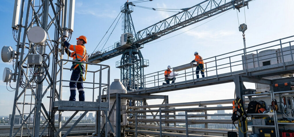 Lucrări la înălțime & montaj industrial